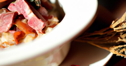 Hovězí burgundsko s hráškem