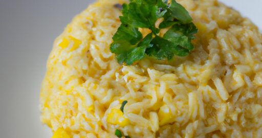 Kuřecí provensálské rizoto s bylinkami.