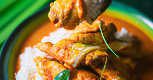 Indonéská kuřecí kari s kokosem