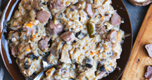 Risotto ai funghi a salsiccia