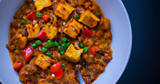 Masala paneer s rýží