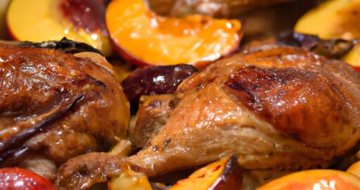 Pečená kachna plněná jablky