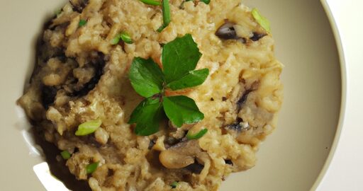 Risotto ai funghi.