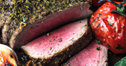 Asado s chimichurri omáčkou a pečenými brambory