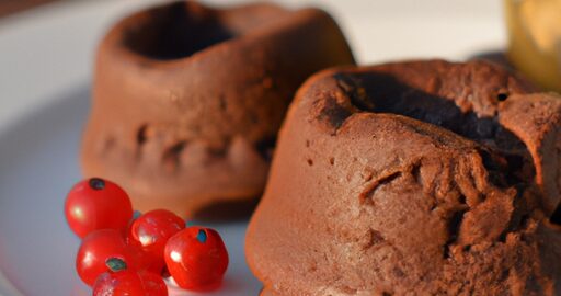 Fondant de chocolat s lesním ovocem