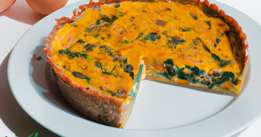 Kokosové quiche se zeleninou