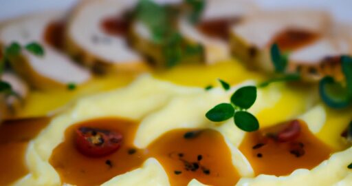 Kuře s bramborami a šťouchanou