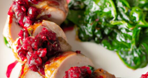 Kuře s brusinkovou omáčkou anděluška.