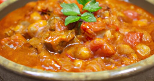 Kořeněný hráškový guláš