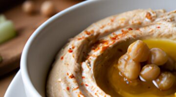 Hummus s tahini a olivami