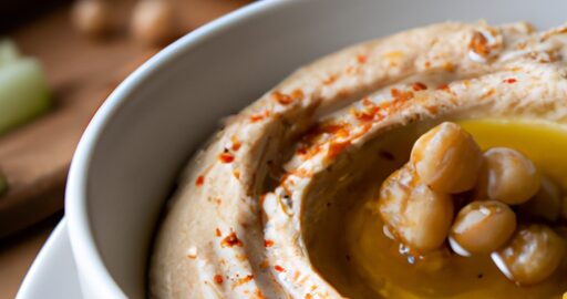 Hummus s tahini a olivami