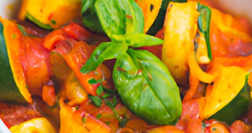 Ratatouille s bylinkami a rajčaty