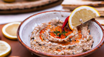 Muhammara dip s granátovým džusem