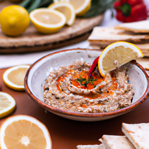 Muhammara dip s granátovým džusem
