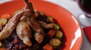 Kuřecí soté s červeným vínem