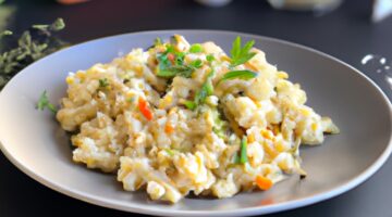 Kuskus s masem a zeleninou.