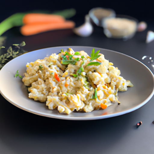 Kuskus s masem a zeleninou.