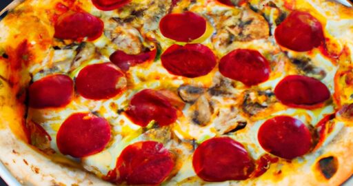 Italská pizza z pece.