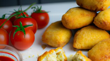 Plněné uzené šunkové kroketky