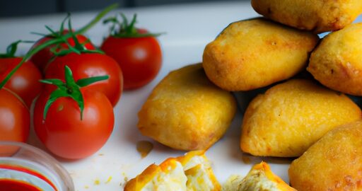 Plněné uzené šunkové kroketky