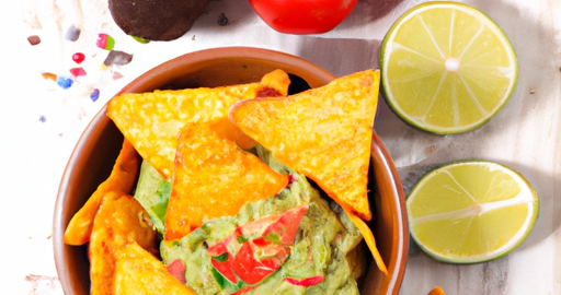 Nachos s guacamolem