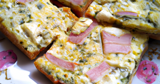 Placka s kuřecím masem