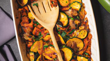 Ratatouille na pečených rajčatech