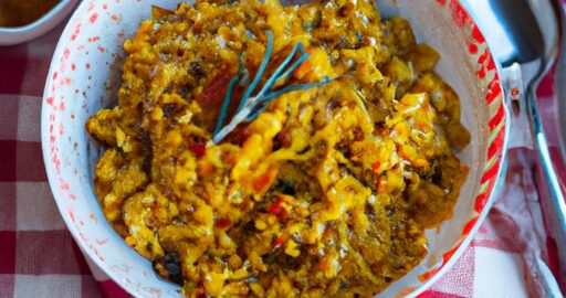 Kuřecí rýže s kari omáčkou.