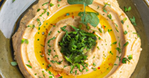 Kořeněný batátový hummus