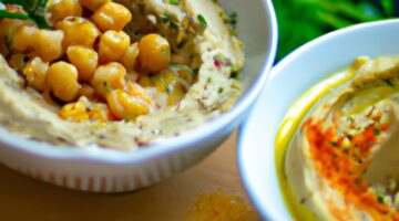 Hummus s chia semínky