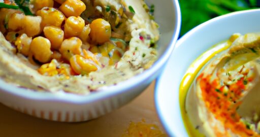 Hummus s chia semínky