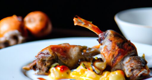 Pečená kachna s česnekem a kmínem