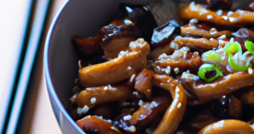 Bramborové lupínky s teriyaki omáčkou