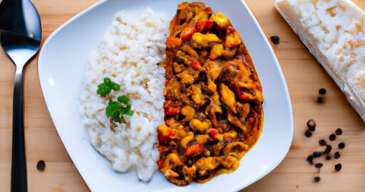 Jemné kuřecí kari s rýží