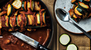 Ratatouille se smetanovou omáčkou