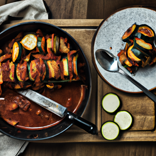 Ratatouille se smetanovou omáčkou