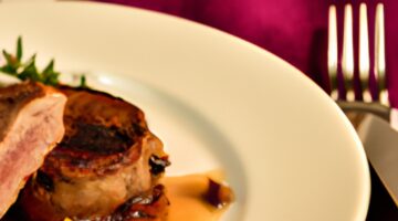 Hovězí svíčková s omáčkou bordelaise