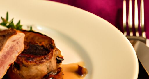 Hovězí svíčková s omáčkou bordelaise