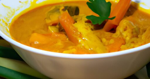 Kuřecí korma s jablečnou omáčkou