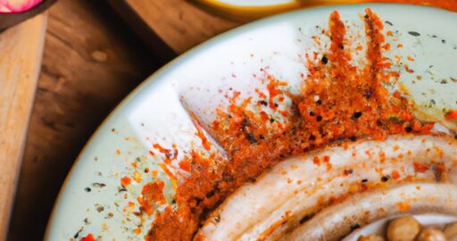 Rajčatový hummus s cizrny a bazalkou