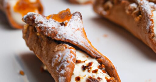 Cannoli s ricottovou nádivkou