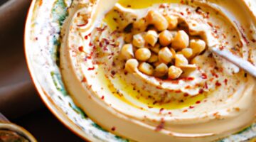 Hummus s tahini omáčkou