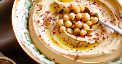 Hummus s tahini omáčkou