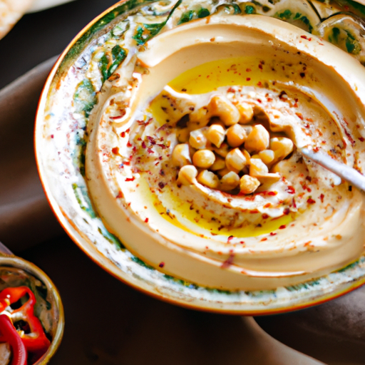 Hummus s tahini omáčkou