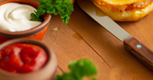 Masové placky s chutnou omáčkou.