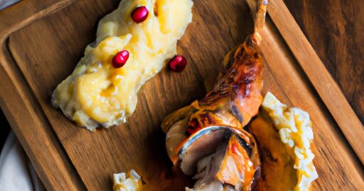 Pečená kachna s kroupami