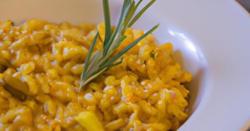 Risotto se špenátem a kozím sýrem