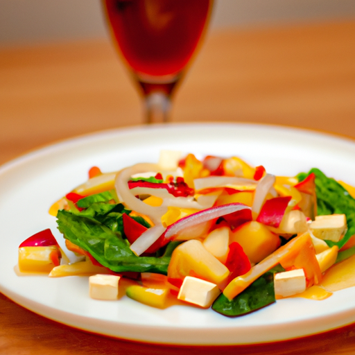 Rajčatový salát s mátou a granátovým jablkem