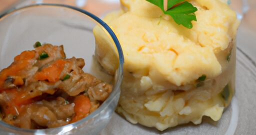 Rýžová masová rolka s hráškem