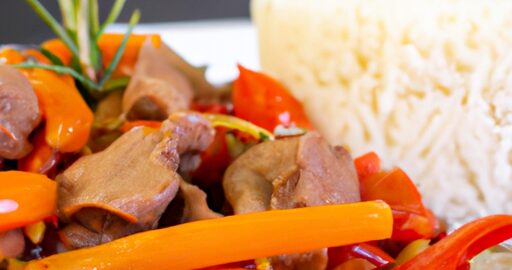 Lomo saltado s rýží